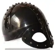 Medieval Viking Mask Knight Deluxe Knight Helmet Protective Cosplay Larp Sca Art