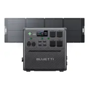BLUETTI AC240 Portable Power Station | 2,400W 1,536Wh, AC240+350W Solar | 2400W, 1536Wh, 350W Solar Kit