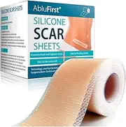 Silicone Scar Tape(1.6" × 120"Roll-3M), Medical Silicone Scar Sheets, Strips, Scars Away, Effective Professional Scar Removal Sheets for Keloids, Tummy Tuck, C-Section, Acne, Burn et