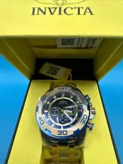 Invicta Men's Pro Diver Chrono Blue Dial Two Tone Stainless Steel Watch 26296
