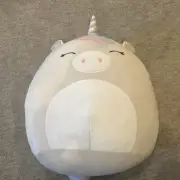 Squishmallows Mellie The Unicorn Plush Stuffed Animal White 20" Kellytoy