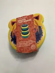 SUNNYLIFE Children’s Jungle Shaped Containers Lunch Snack Set ( 3 ) BPA-FREE 2+y