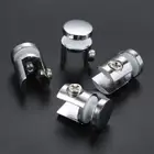 4Pcs Glass Shelf Clamp Adjustable for Cupboard Cabinet Bathroom Glass Doors