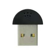 Portable Mini USB 2.0 Microphone Recording Audio MIC Adapter for Computer PC