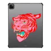 iPad Pro 12.9-inch (5th/6th gen) iPad Impact Case TIGERS IPAD CASE BY AF ILLUSTRATIONS