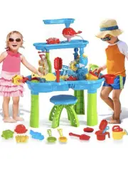 Sand and water play table include chair