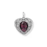 Buy Pendant Red Feather Heart Small by Thomas Sabo online - THOMAS SABO Australia