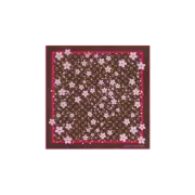 (W) Louis Vuitton x Murakami Takashi Monogram Cherry Blossom Square 70 Tan