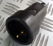 CONTINENTAL 230 VOLT SOCKET COUPLER inline schuko mains hookup European socket