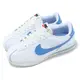 Nike 耐吉 休閒鞋 Wmns Cortez 女鞋 白 藍 皮革 緩衝 經典 阿甘鞋 DN1791-102