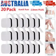 TENS Machine Replacement Electrode Physio Pads Gel Self Adhesive 4X4cm Reusable