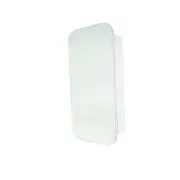Rick McLean's Portofino White Rectangle Designer Shaving Cabinet