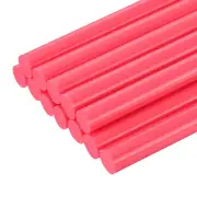 Mini Hot Glue Sticks for Glue Gun 0.43-inch x 8-inch Pale Red 12pcs