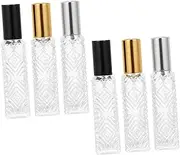 MERRYHAPY Spray Bottle Travel Set 6 Pack Refillable Perfume Bottles 10ml Glass Travel Perfume Sprayer for Essential Oils Random