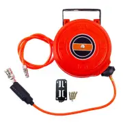 6M Retractable Air Hose Reel Commercial Auto Rewind Wall Mounted Storage Garage