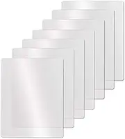 Veumoie Clear Flexible Plastic Cutting Board Mats Set, Frosted Clear Kitchen Cutting Board Clear Mats 17.5 x 12 Inches, Set of 7