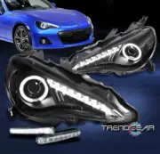 For 2012-2016 Subaru BRZ LED CCFL Halo Projector Black Headlights Headlamp w/DRL (for: Subaru)