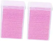 PLAFOPE Glue Removal Wipes 400pcs Cleaning Pads for Nail Polish Remover Glue Cleaning Wipes Salon Eyelash Extension Kit
