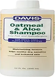 Davis Oatmeal and Aloe Dog and Cat Shampoo, 12-Ounce