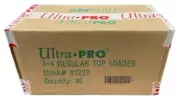 ULTRA PRO REGULAR 3X4 TOP LOADER (40 PACKS - 25) TOPLOADER 1000 CT CASE