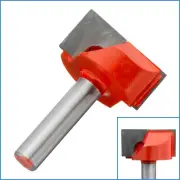 30mm x 8mm Shank Carbide Blade TCT Bottom Cleaning Milling Wood Router Drill Bit