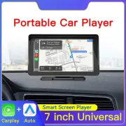 7 Inch Touch Screen Car MP5 Player With Dash Cam AHD Portable Stereo Radio Wireless Carplay Monitor Android Auto BT FM M