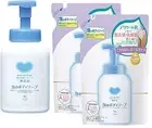 Cow brand additive-free foam body soap pump (550ml) + 2 refills (500ml x 2) Body