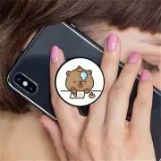 PHONE GRIP HOLDER - KAWAII POPOUT - KAWAII CAPPY DOING HOMEWORK - SO CUTE!