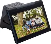 Kenro Digital Film Scanner, Slide Scanner with XL 7" LCD Screen 22MP High-Resolution Convert Colour & B&W Negatives, 35mm, 110, 126, 135, Slides to JPEG with HDMI/USB Output - KNSC303