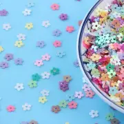 Flat Plum Blossom Loose Sequins - Multicolor Sewing Crafting Paillettes 10gram
