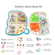 Dental Pediatric Matrix Band Deer Shape Clamp Matrice Ring Kids Wedges NITI Ring