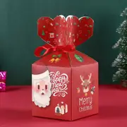 Santa Reindeer Christmas Candy Boxes 5pk - Red