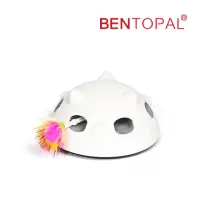 在飛比找momo購物網優惠-【BENTOPAL 邦特普】LED智能打地鼠車車(逗貓棒/逗