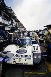 Hans Joachim Stuck Derek Bell Al Holbert Porsche AG Porsche 962 C - Old Photo 3