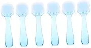 WOONEKY Nail Dust Cleaning Brush Set 6pcs Manicure Brush Practical Cleaning Tools Horn Nail Brush Easy to Carry