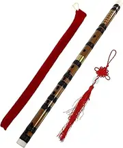 Totority Flute Beginner Kit Chinese Bamboo Flute g Tuning Professional Design Exquisite Craftsmanship for Students