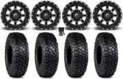 Fuel Maverick 15" Wheels Black 30" Intersect Tires Polaris RZR XP 1000 / PRO XP