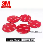 3M VHB Sticky Adhesive Round Pad Mounting Black Double Sided Tape 5952 40mm