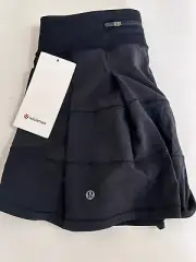 NWT$78 Lululemon Pace Rival MR Skirt Tall, Size 4 BLK