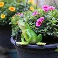 在飛比找樂天市場購物網優惠-創意青蛙擺件 園藝雜貨裝飾品 花園小擺件 庭院裝飾 卡通動物