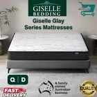 Giselle Mattress Glay Queen Double Bed Size Medium Firm Foam Bonnell Spring