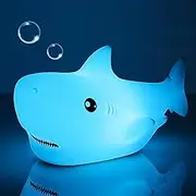 Cute Night Light for Kids - Nightlight for Children Animal Shark Night Lamp Birthday Halloween with Color Changing USB Rechargeable for Toddler Baby Bedroom (Shark)…
