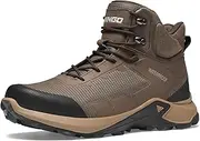 [NINGO] Men's Hiking Boots Waterproof Hiking Boots Breathable Outdoor Ankle Boot for Men, Lightweight Trekking Shoes, Comfortable Climbing Backpacking Boot