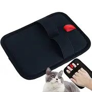 Static Removal Gloves, Pet Hair Mitt, Double-Sided Tool, Reusable Cleaning, Easy Shedding, 6.69x5.12x0.39 Inches, For Carpet Sofa Bedding, Double-Sided Glove
