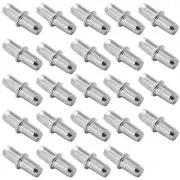 60pcs 5mm Shelf Support Pegs Metal Shelf Pegs Silver Bookshelf Pegs Nickel Pl...
