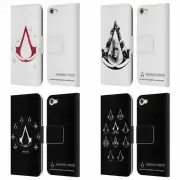 OFFICIAL ASSASSIN'S CREED LEGACY LOGO LEATHER BOOK CASE FOR APPLE iPOD TOUCH MP3