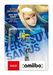 amiibo Zero Suit Samus (Super Smash Bros.) Figure New Japanese version Nintendo