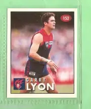 1996 AFL SELECT STICKER #152 GARRY LYON, MELBOURNE DEMONS