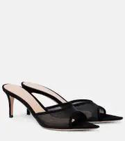[Gianvito Rossi] Gianvito Rossi 70 organza mules AU 7 black