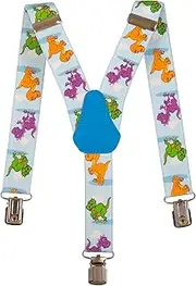 [Olata] Kids Dinosaur Design Braces | Elastic Y Braces (1-5 Years) - 2.5cm